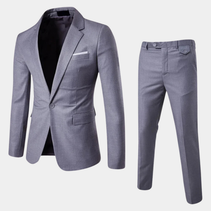 Elegant 2-delig Herenpak met Blazer en Pantalon