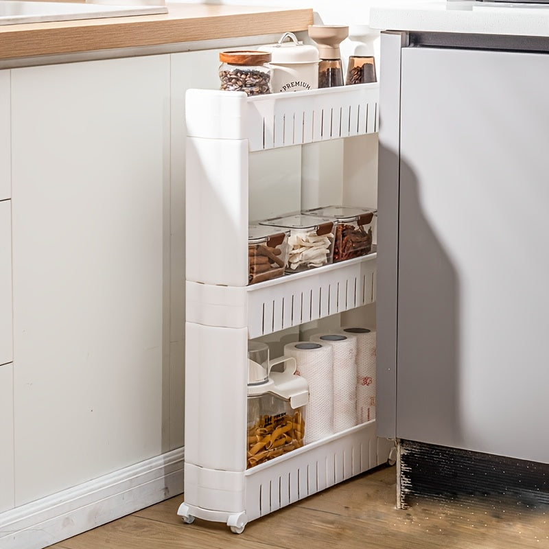 Kleine Opbergtrolley – Praktisch en Mobiel voor Keuken en Badkamer