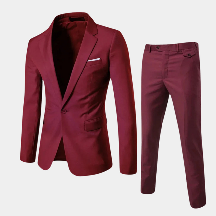 Elegant 2-delig Herenpak met Blazer en Pantalon