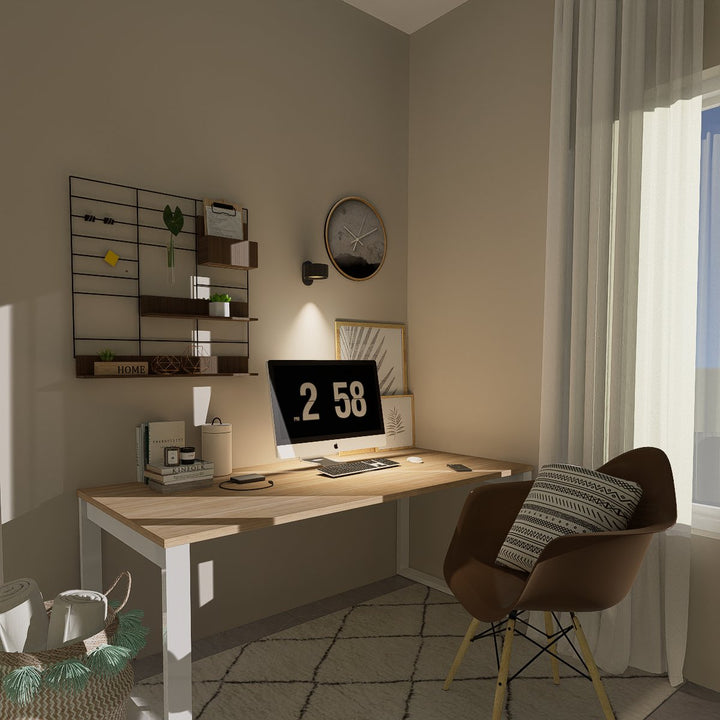 Snoerloze LED-wandlamp met 360° draaibare kop, aanraakdimmer, 3 lichtkleuren en USB-C-accu