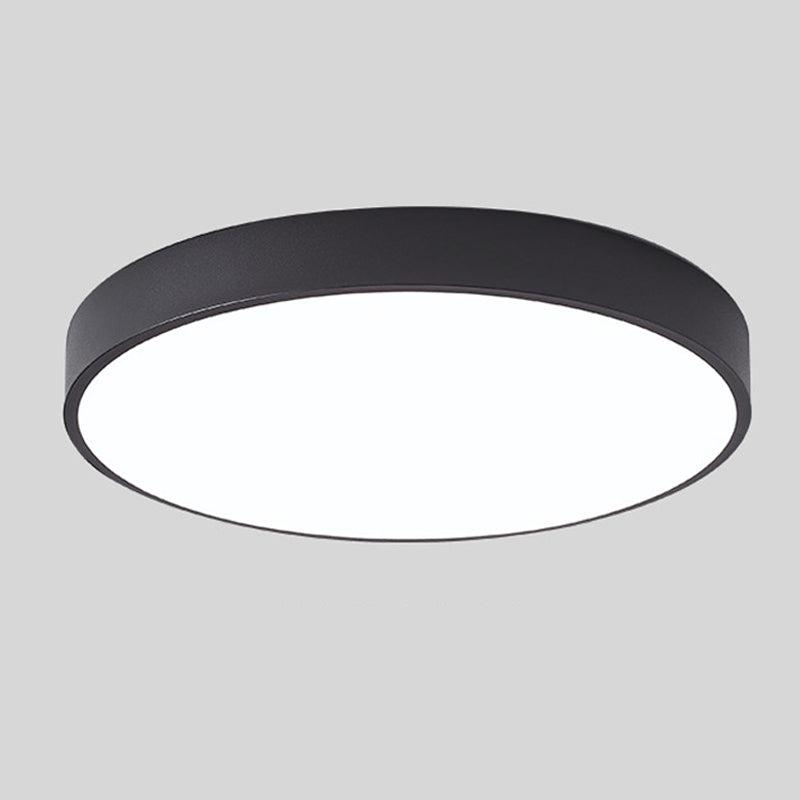 Ronde Nordic Macaron Plafondlamp van Hout
