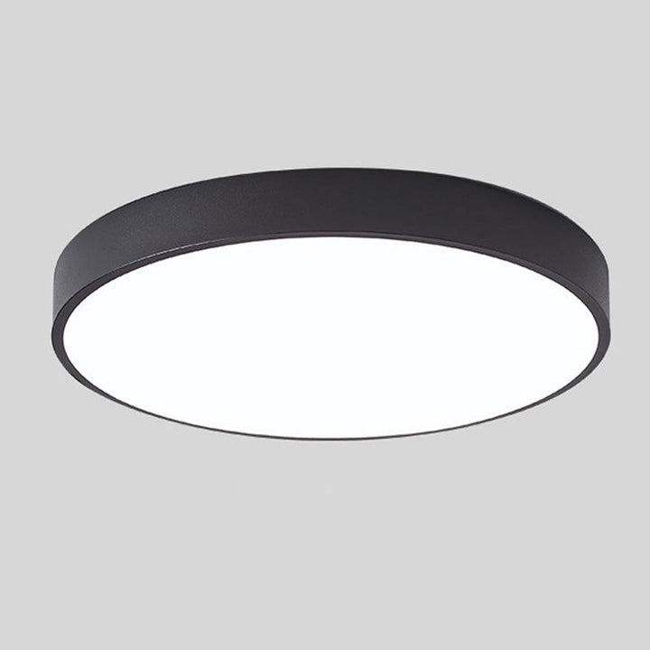 Ronde Nordic Macaron Plafondlamp van Hout