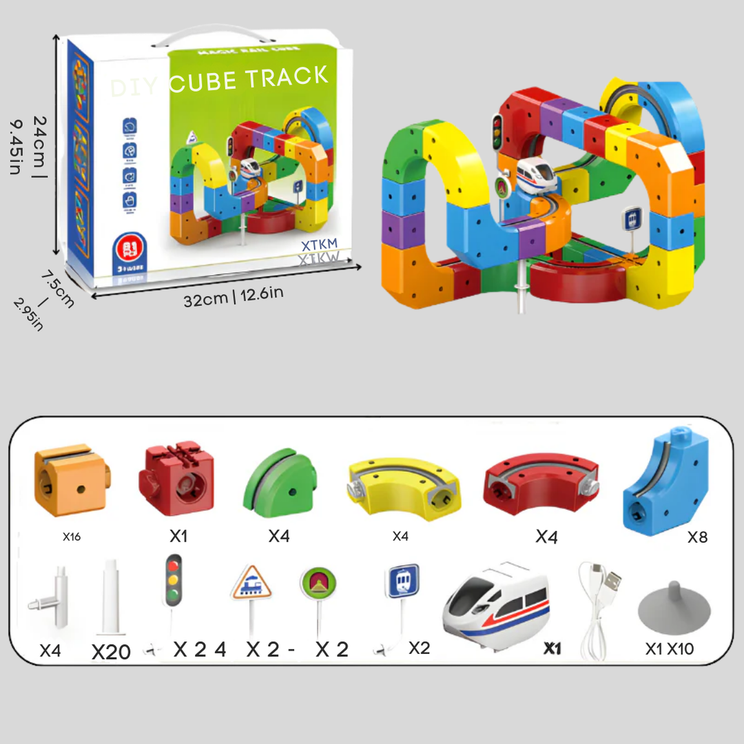 Mechanische 3D Trein Bouwset