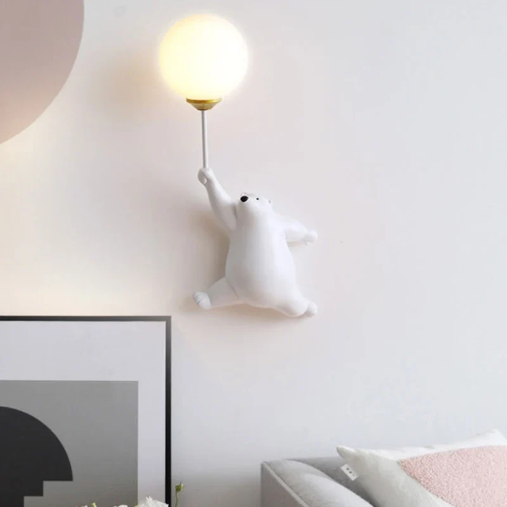 Ballonbeer Wandlamp