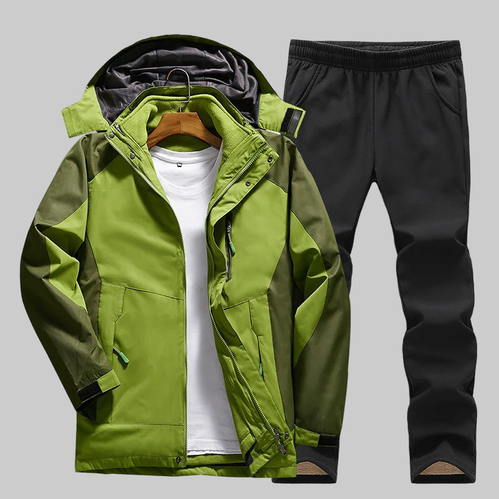 3-in-1 outdoorset voor dames, veelzijdige laagjes voor wisselende omstandigheden