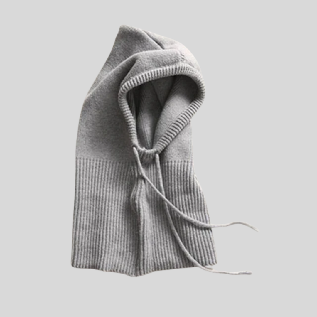 Gebreide Winter Hoed met Nekwarmer