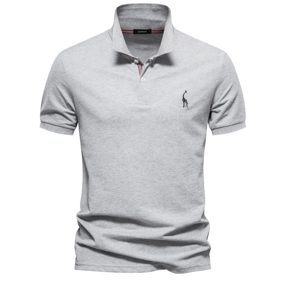 Klassiek Heren Polo met Borduurwerk