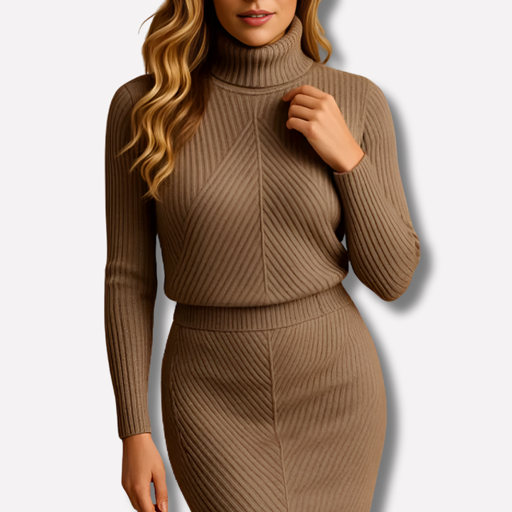 Dames Winter Midi Jurk
