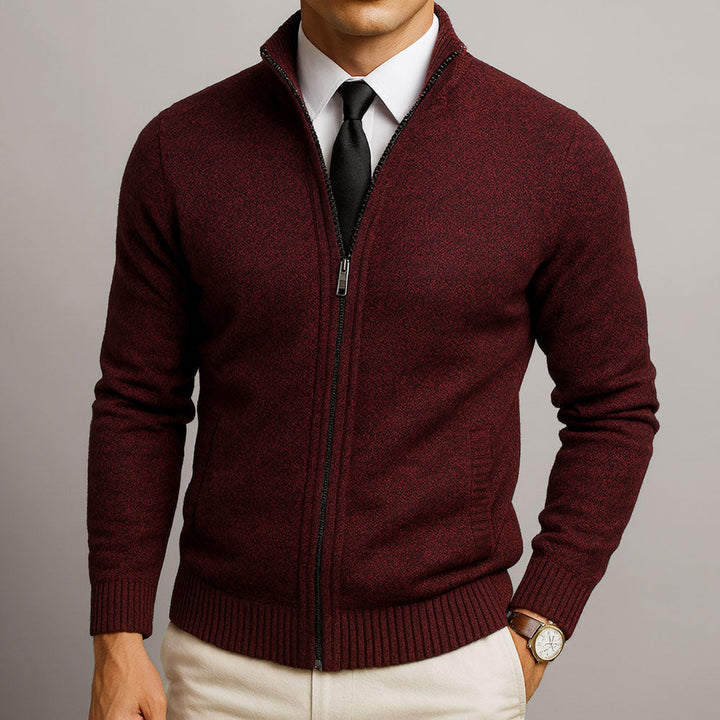 Davi™ | Moderne Getextureerde Zip Trui