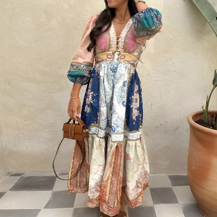 Maxi en mini bohemian jurk