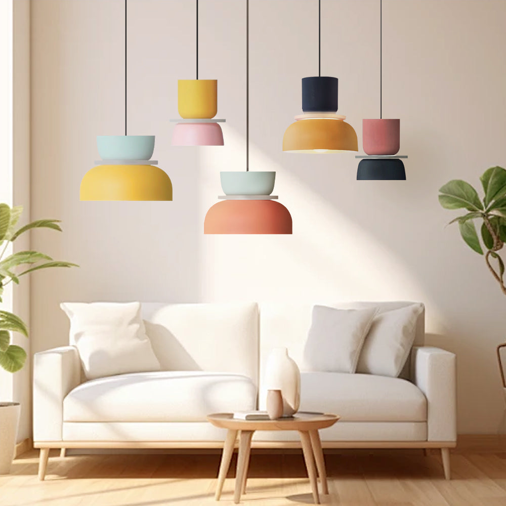Lucie Nordic Color Block Hanglamp