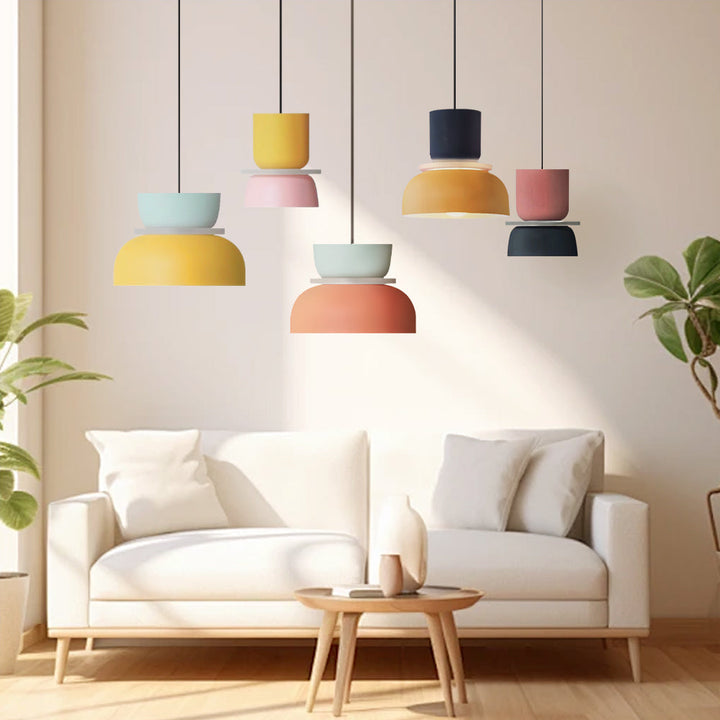 Lucie Nordic Color Block Hanglamp