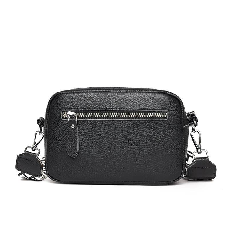 Stijlvolle leren handtas - schoudertas dames