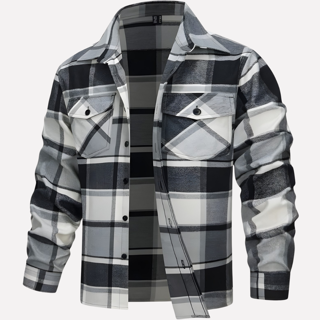Heren Plaid Flanellen Shirt