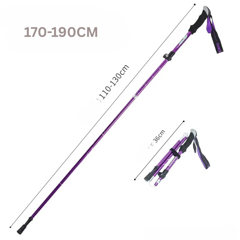 Opvouwbare Telescopische Wandelstok van Aluminium voor Outdoor & Senioren