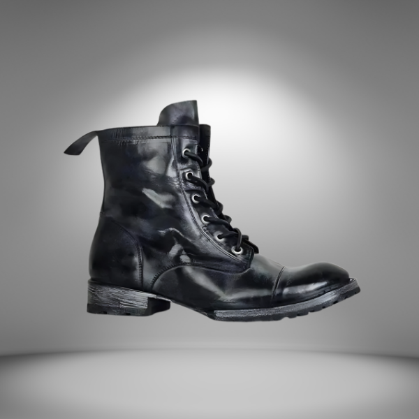 Vintage Martin Boots voor Heren in Western Stijl