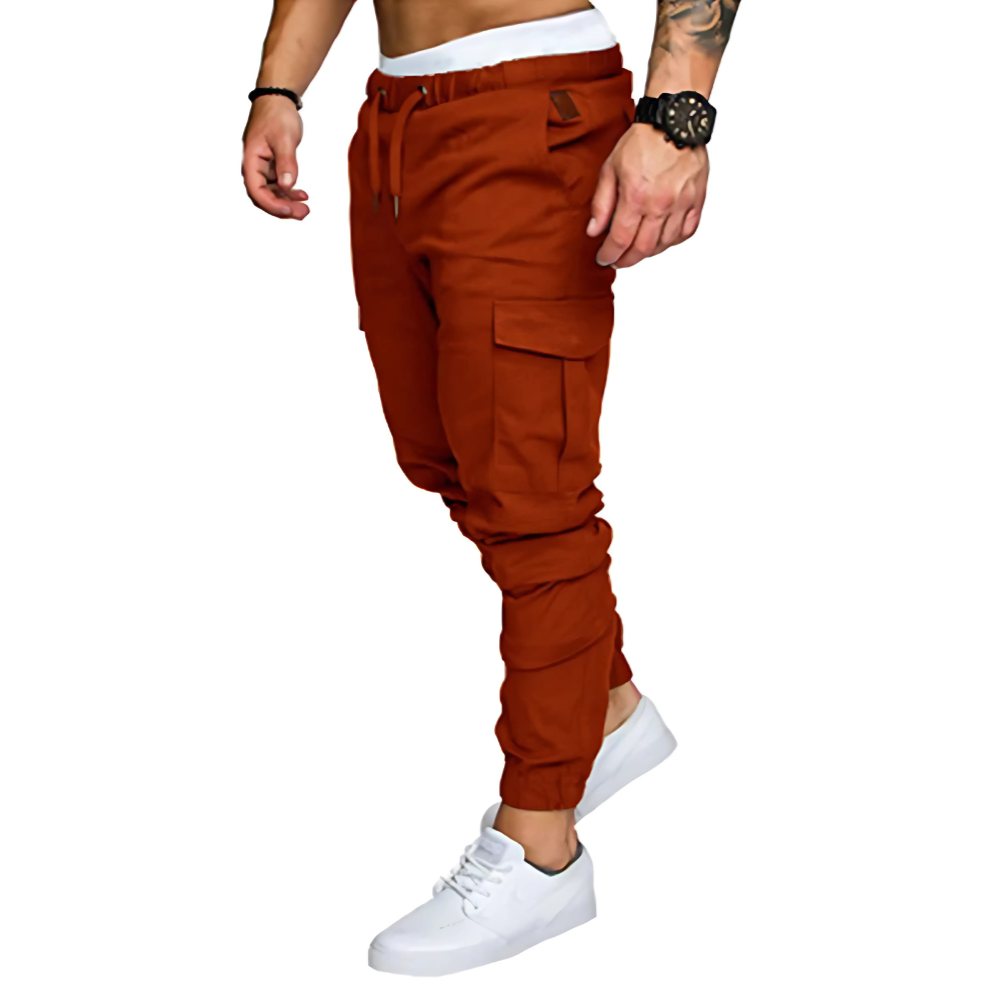 Stoere Cargo heren broek met Meerdere Zakken