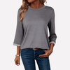 T-shirt met driekwartmouw voor dames