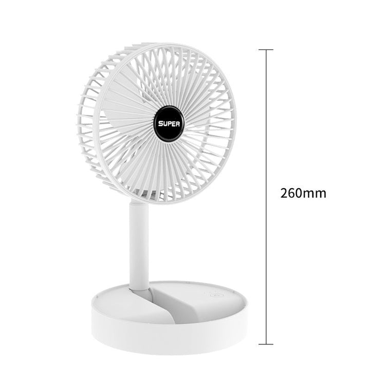 Oplaadbare ventilator - kantelbaar en krachtig