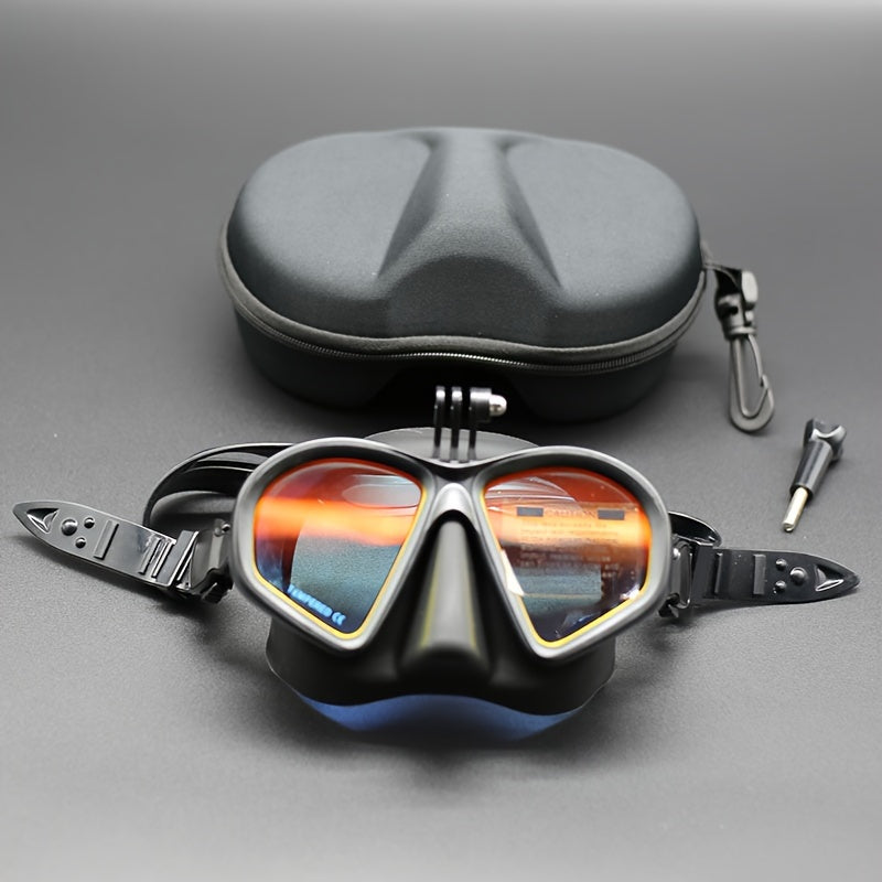 Gehard Duikmasker met Etui - Duikbril met Antifog en Camerahouder