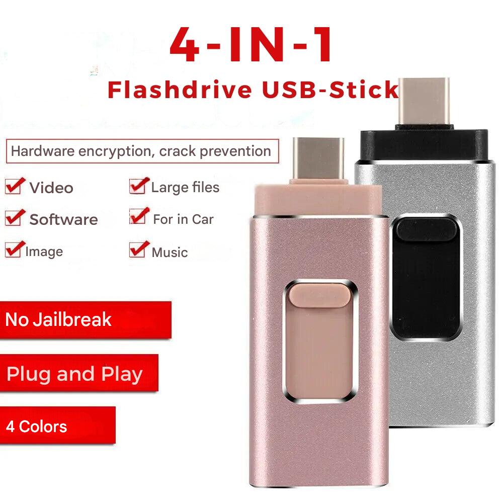USB-stick 4-in-1 voor elk apparaat - DataFlex