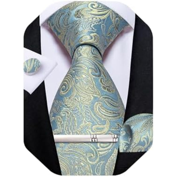 Herenset met paisleystropdas – edele accessoires voor bruiloften & evenementen