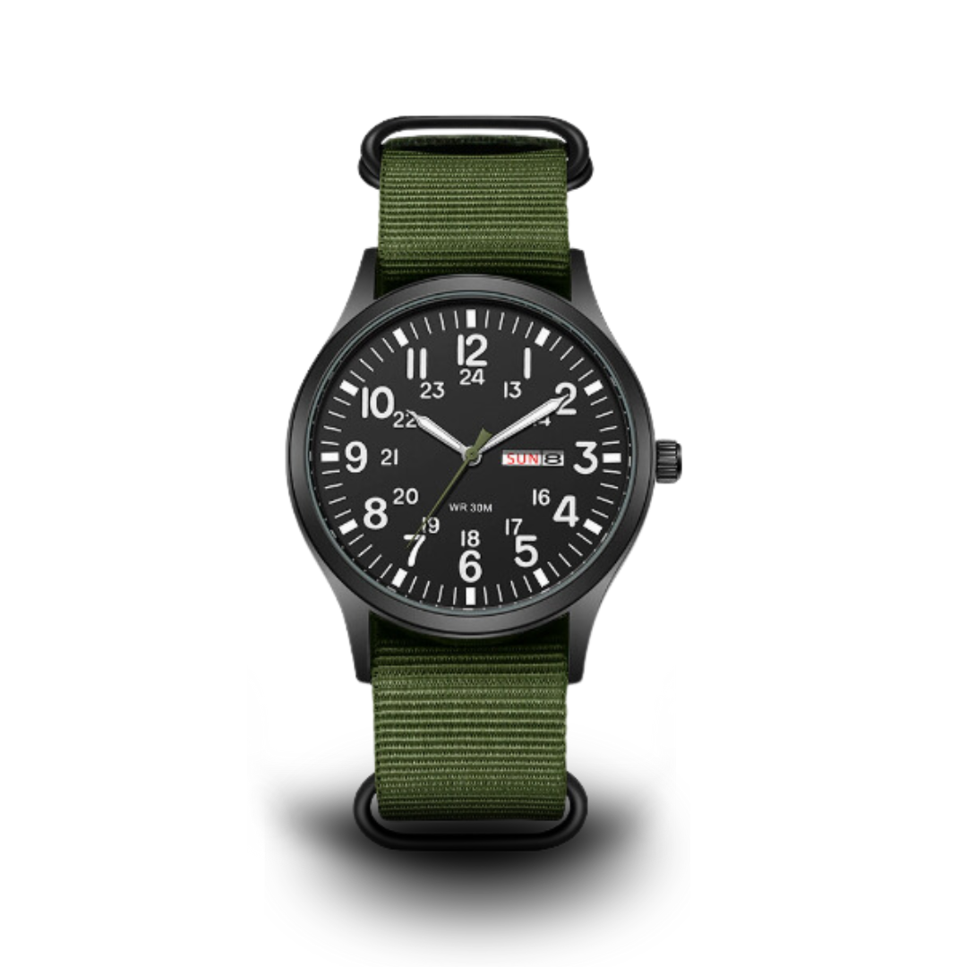 Herenhorloge Outdoor – Waterdicht 100m, Krasbestendig Saffierglas