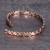 Koperen Magnetische Armband met Visdesign en Elegante Stijl