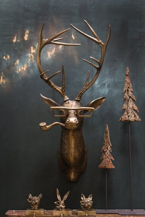 Speelse Dierenkop Wanddecoratie - WallCritters