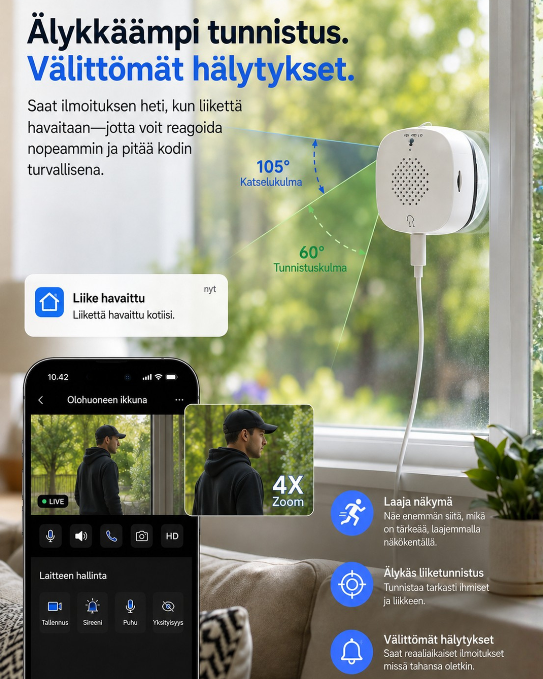 Window Watch beveiligingscamera – maak van elk raam een beveiligingscamera