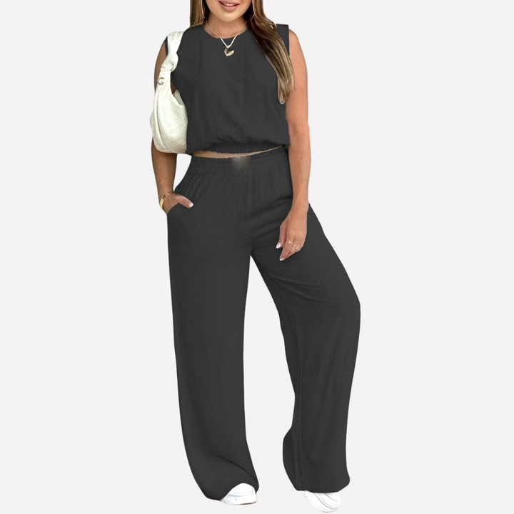 Dames tweedelige dagelijkse outfit
