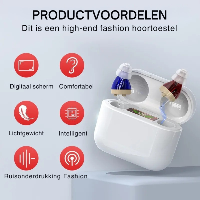 Comfortabel & Onzichtbaar Hoortoestel