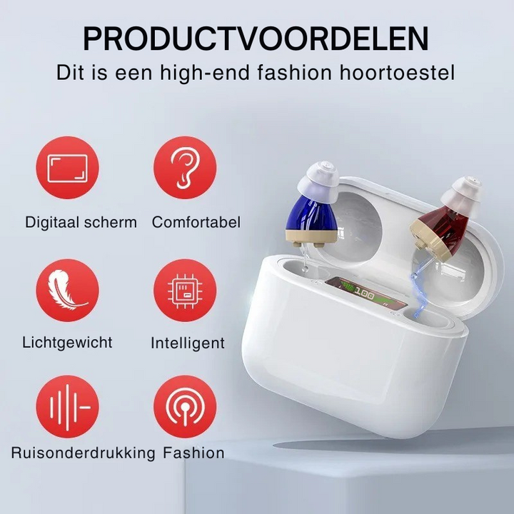 Comfortabel & Onzichtbaar Hoortoestel