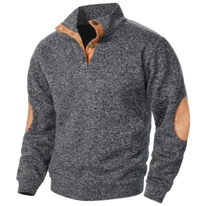 Heren V-hals Sweatshirt voor Outdoor & Casual Stijl