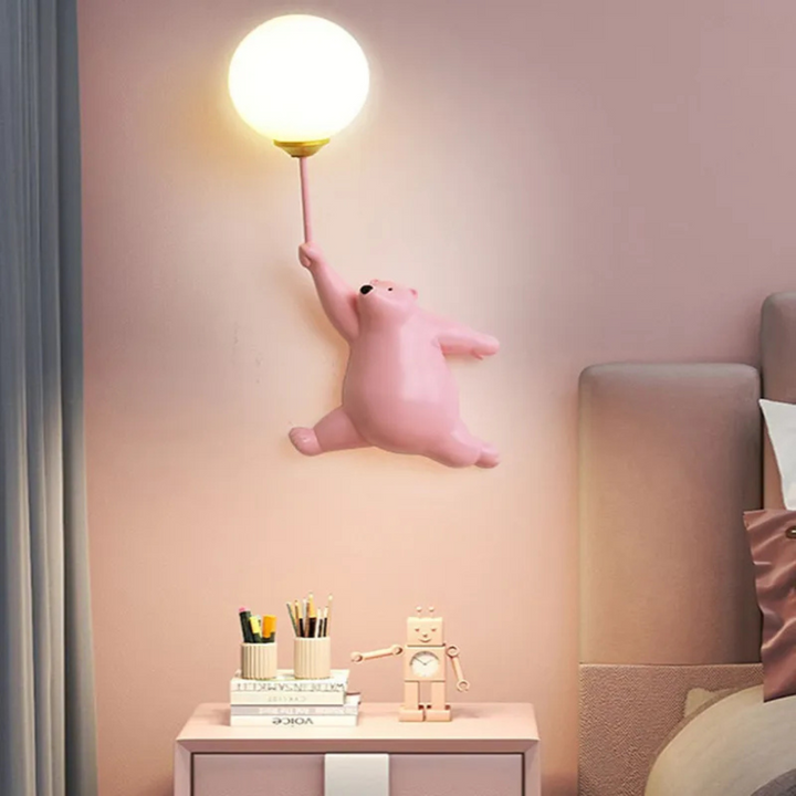 Ballonbeer Wandlamp