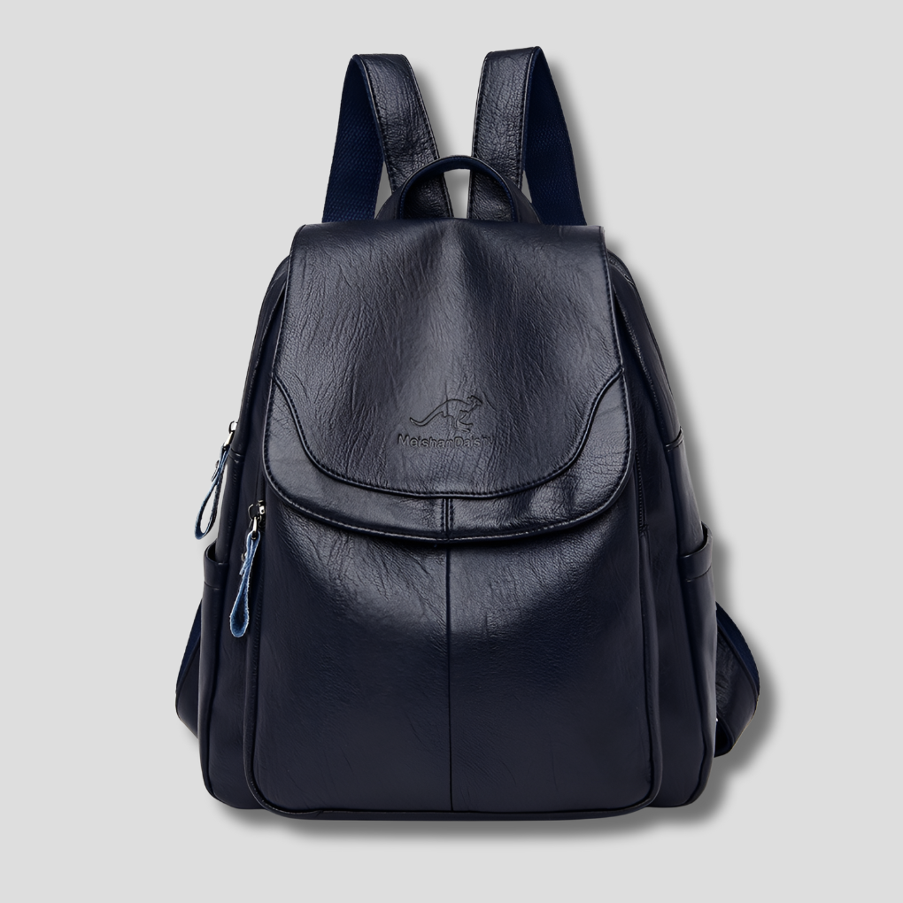 Anti-diefstal leren rugzak voor stijlvolle vrouwen