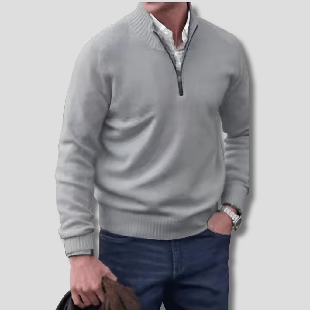 Heren Half-Zip Trui – Stijlvolle Laagoptie