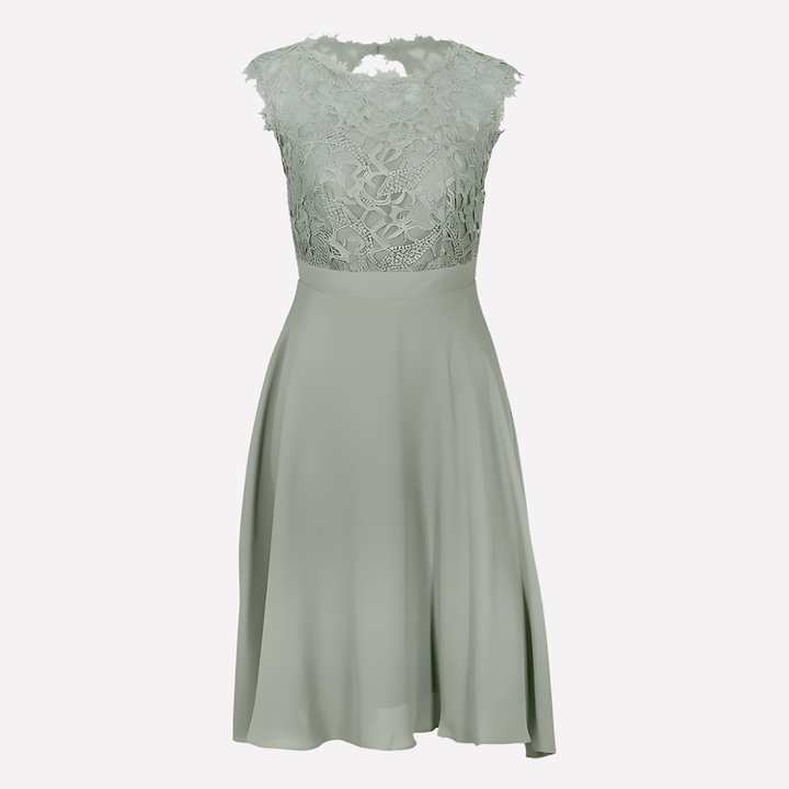 Vrouwen's Mini Jurk met Kant