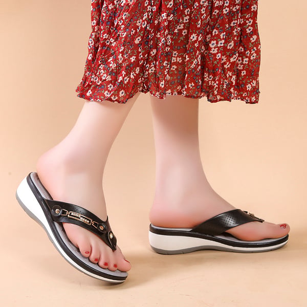 Zachte ergonomische damesslippers - Julia
