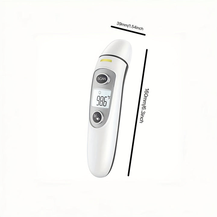 Digitale 2-in-1 Thermometer met Snelle Meting in 1 Seconde – Geschikt voor Voorhoofd en Oor