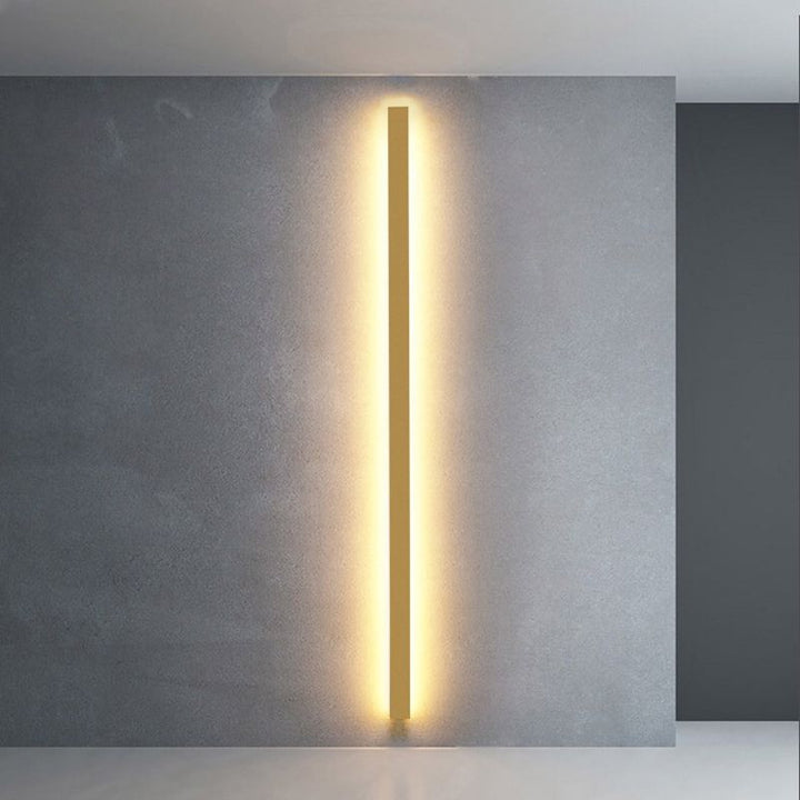 Arisha Minimalistische Lineaire Wandlamp LED Goud/Zwart/Wit Slaapkamer