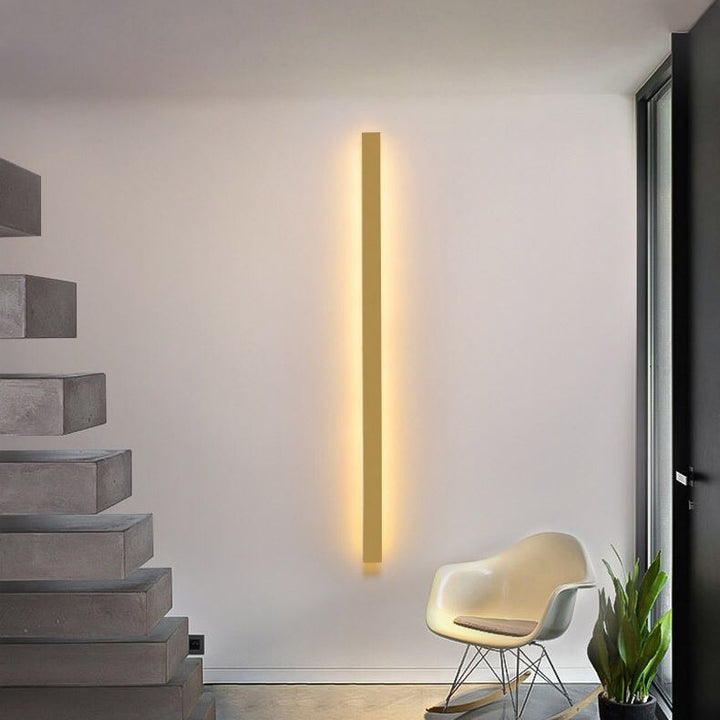 Arisha Minimalistische Lineaire Wandlamp LED Goud/Zwart/Wit Slaapkamer