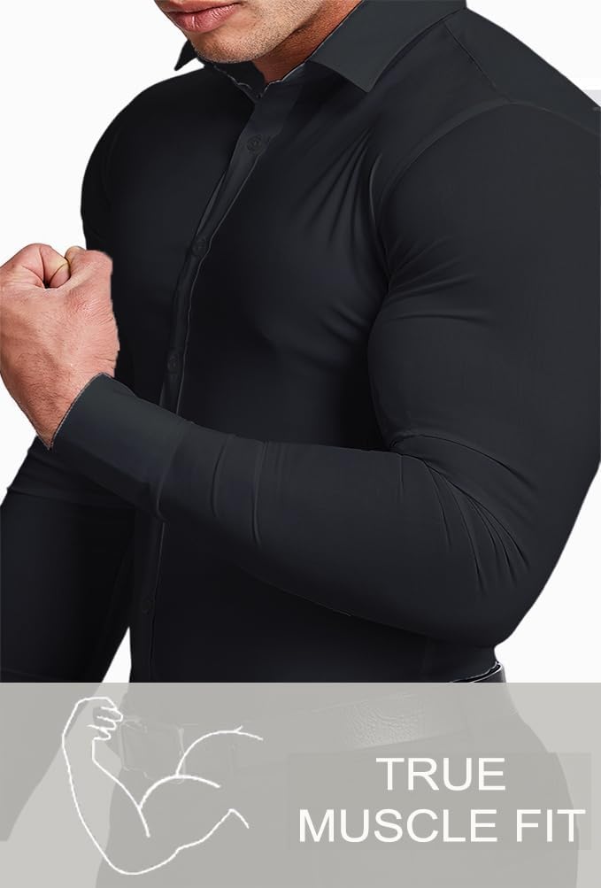 Slim-fit herenoverhemd voor lente 2026 – kreukvrij – David