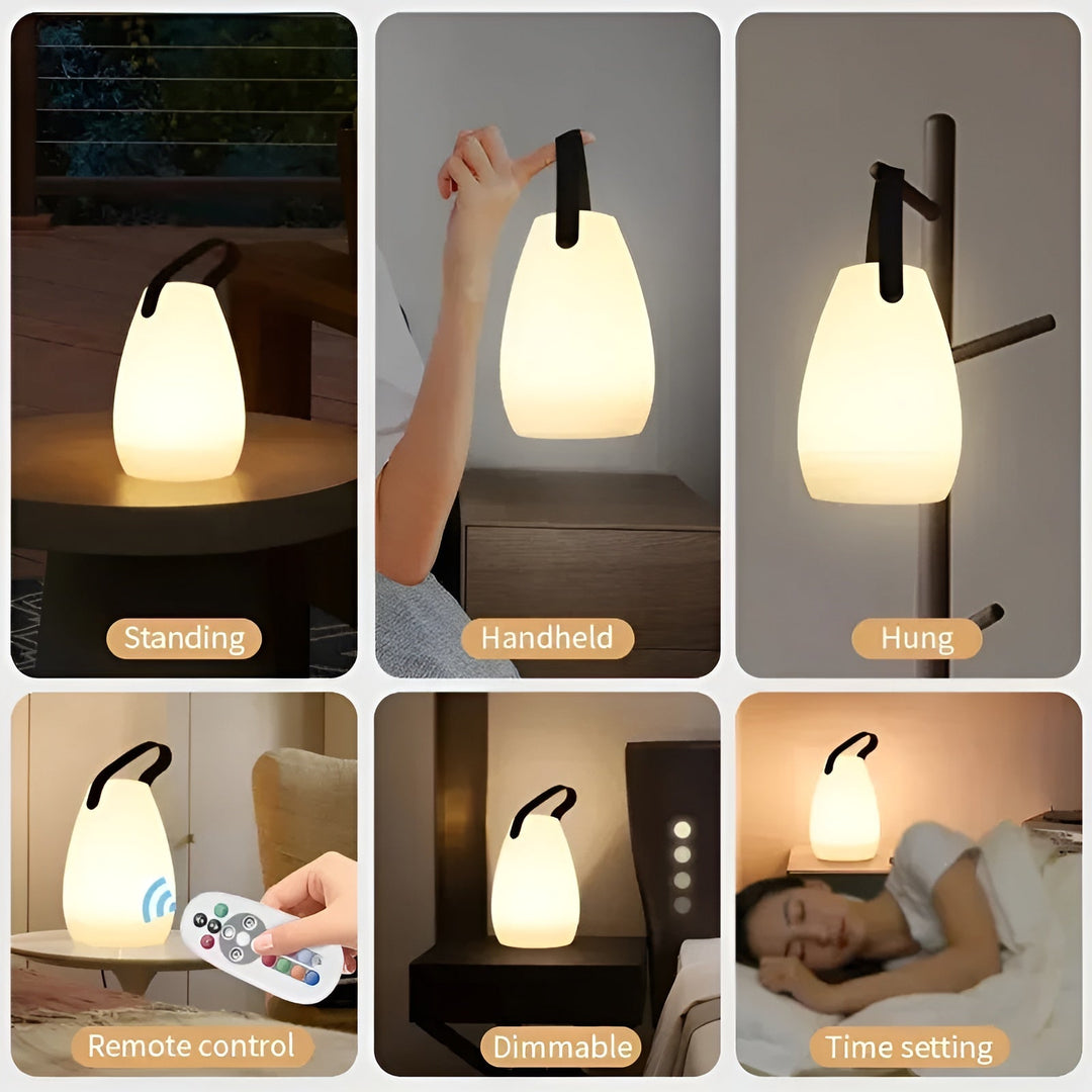 Draadloze Waterdichte LED-tafellamp voor Binnen en Buiten - Lumora