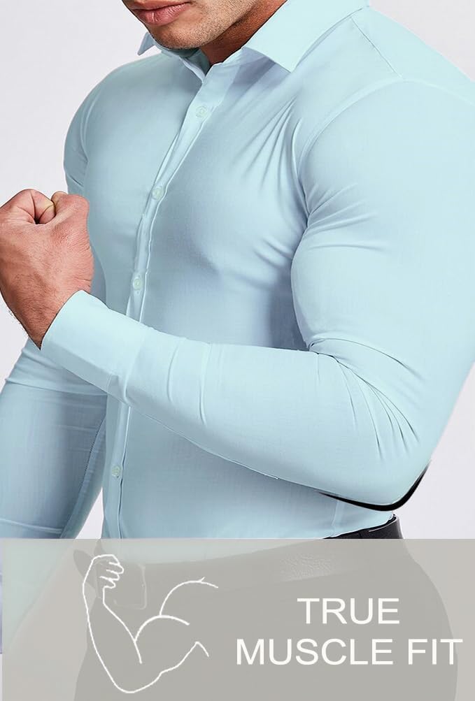 Slim-fit herenoverhemd voor lente 2026 – kreukvrij – David