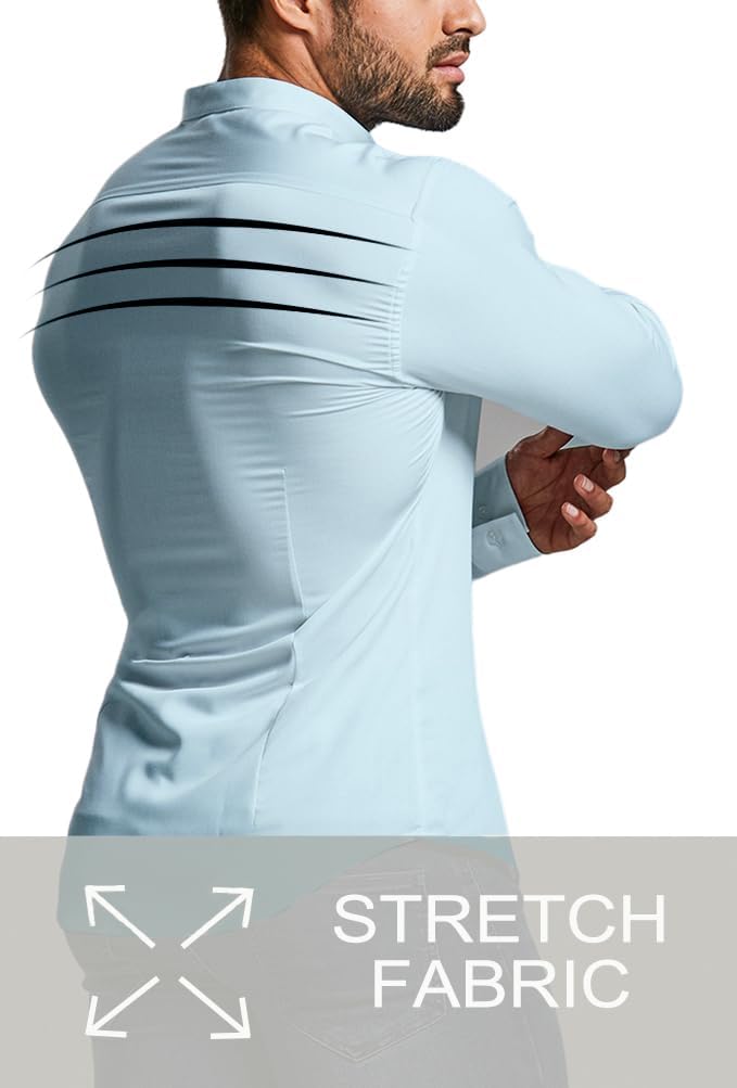 Slim-fit herenoverhemd voor lente 2026 – kreukvrij – David