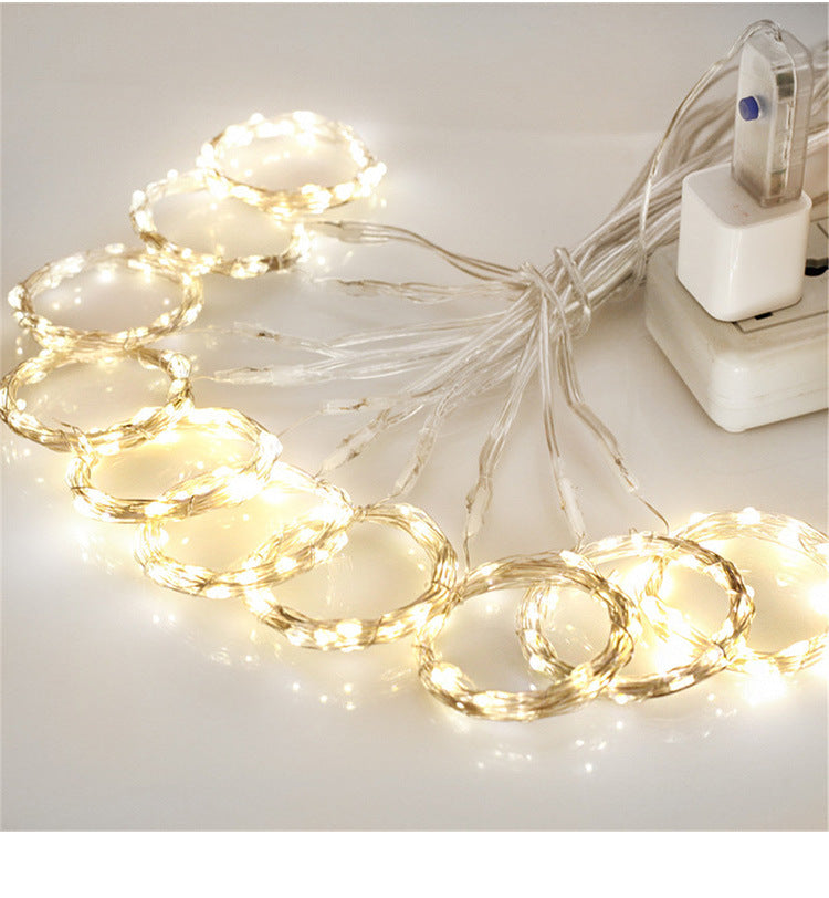 Led-lichtgordijn met USB en afstandsbediening