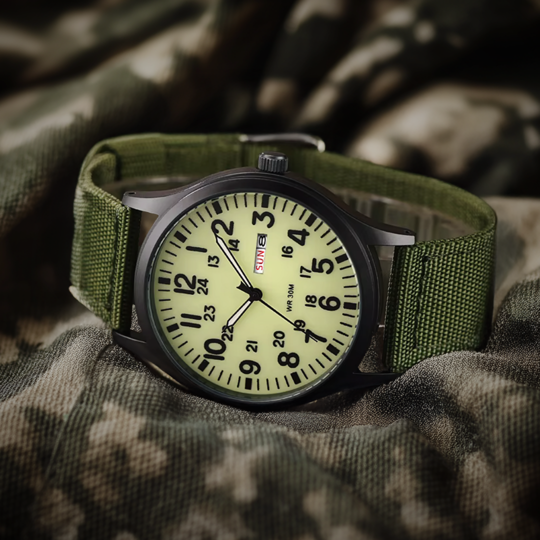 Herenhorloge Outdoor – Waterdicht 100m, Krasbestendig Saffierglas
