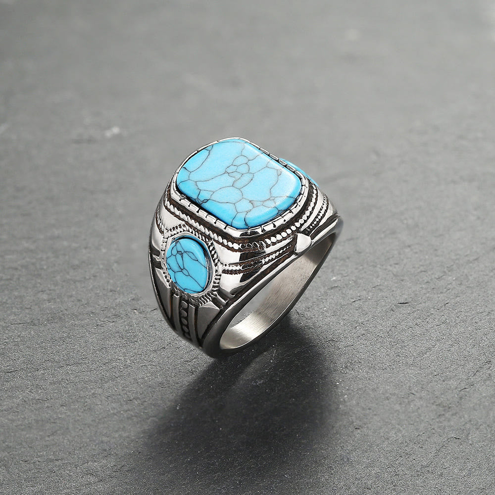 Turkoois Herenring – Thorin