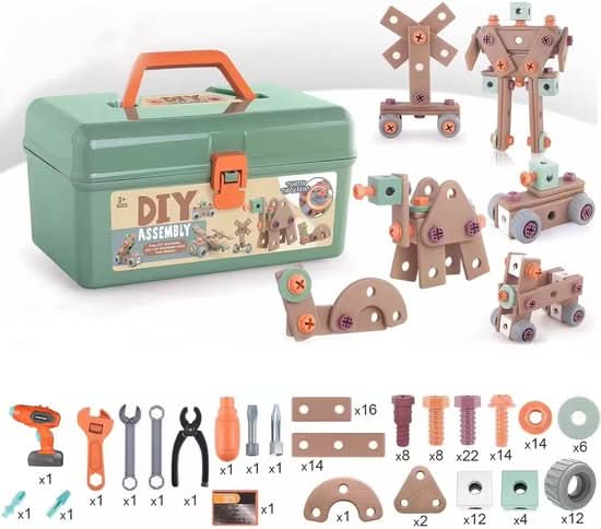 BUILDMASTER – Gereedschapsset voor creatieve kinderen vanaf 3 jaar